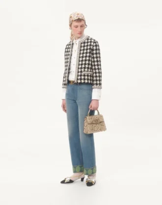 Mala pequena em pele de pitão Valentino Garavani Vsling