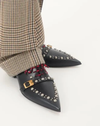 Sapatos Derby em pele de bezerro