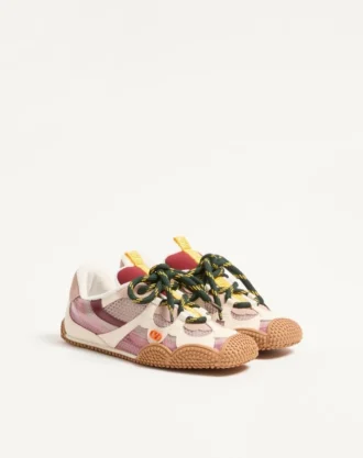 Ténis Amphibia em pele de bezerro emborrachada e pele de bezerro